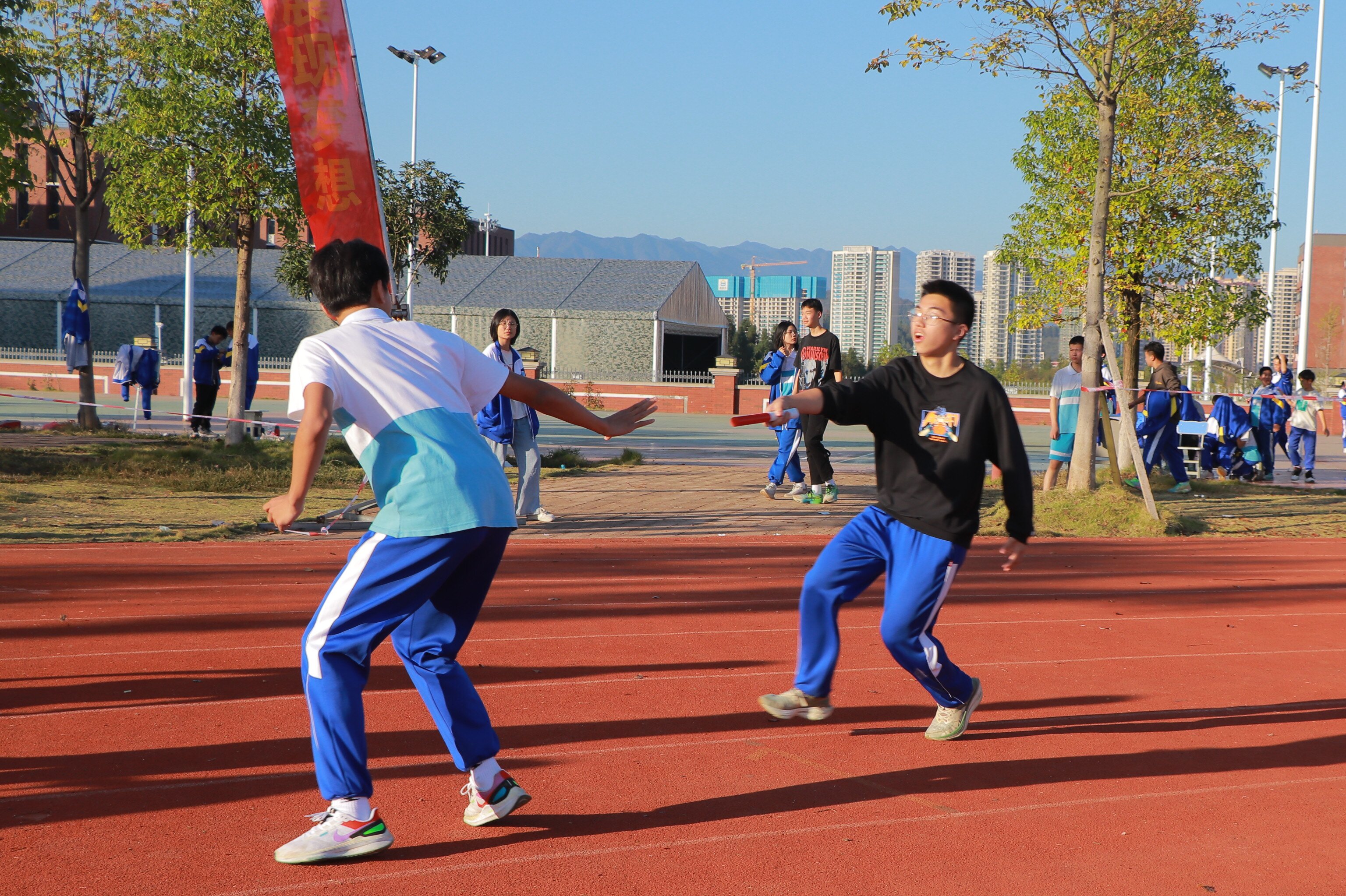 運動會接力賽